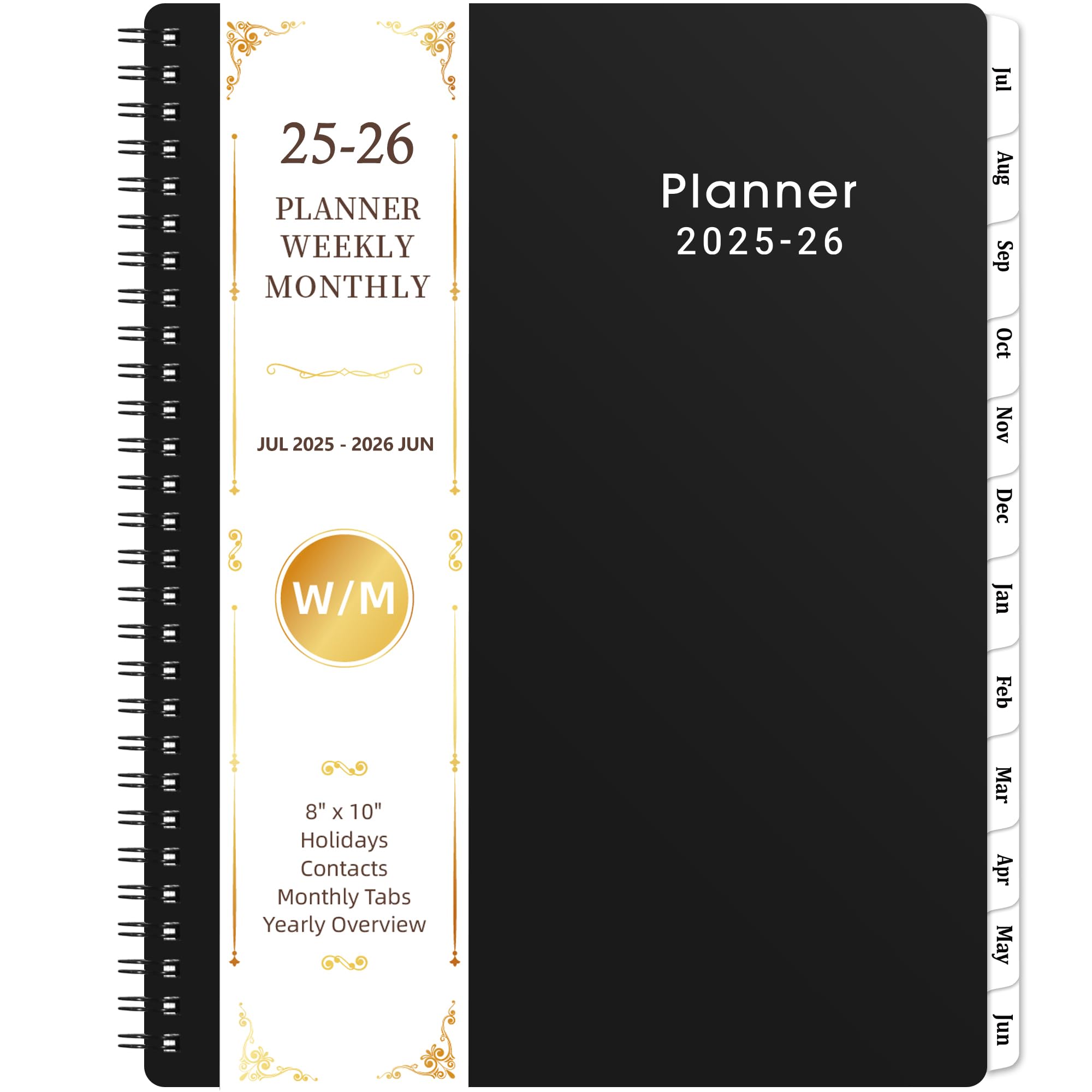 2025-2026 Academic Planner - July 2025 to June 2026 Weekly & Monthly Calendar, 8
