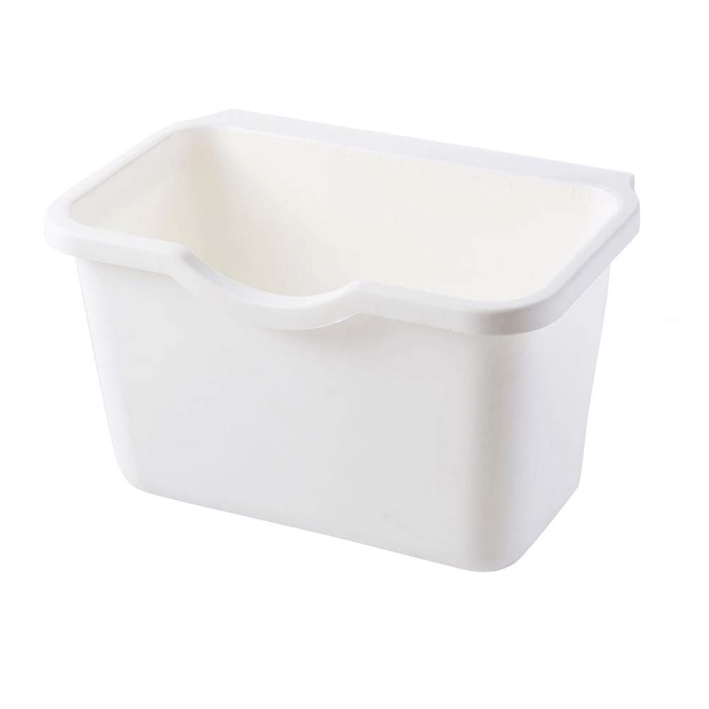 Hanging Trash Can for Bathroom & Kitchen - Mini Garbage Bin for Cabinet Door - Home Cleaning Accessories