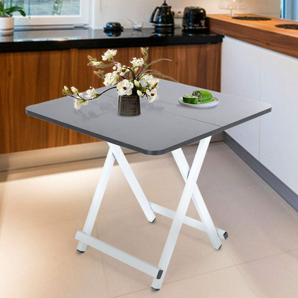 Portable Folding Table for Home & Office - Lightweight Compact Dining Table with Easy Storage - Perfect for Small Spaces, Camping, and Outdoor Picnics