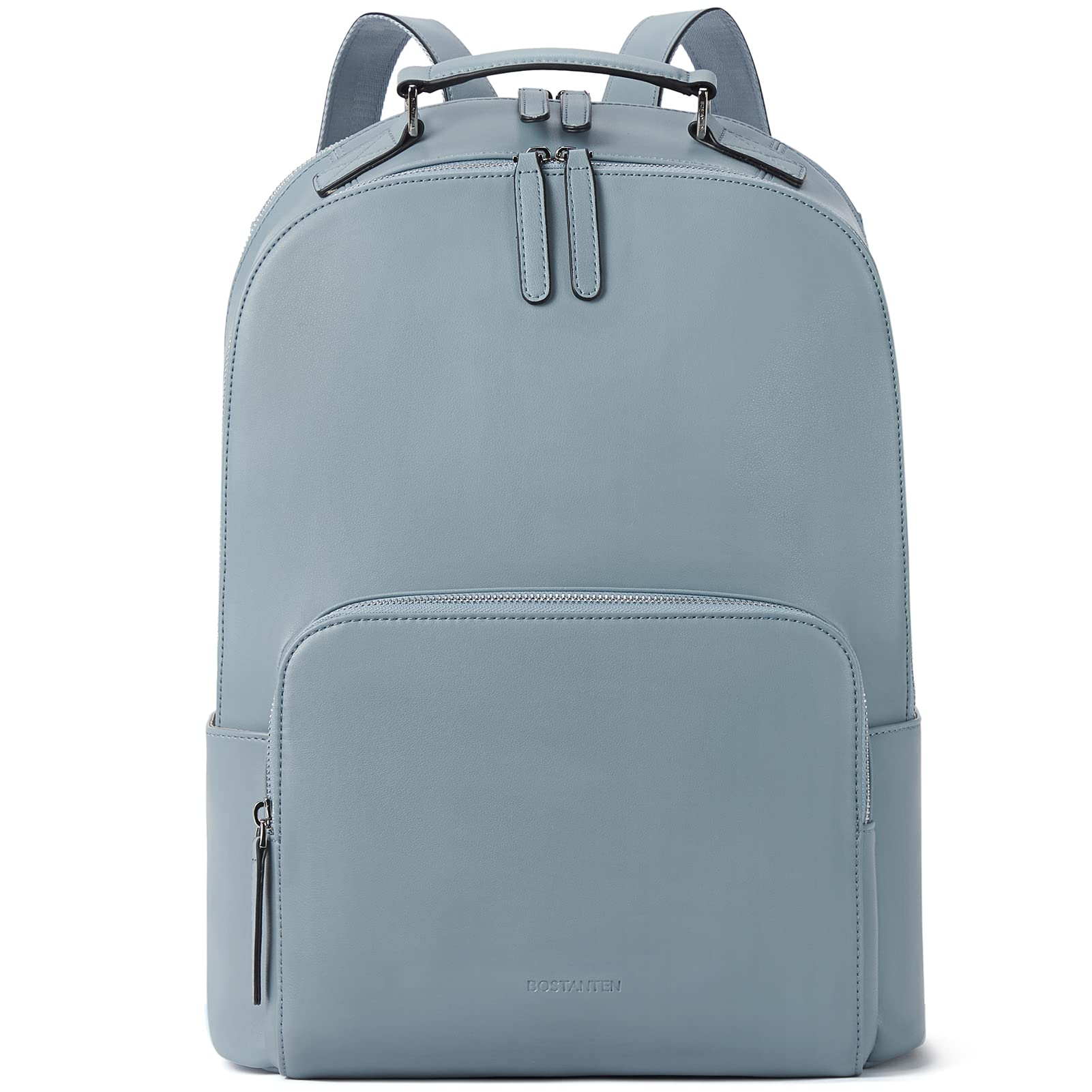 BOSTANTEN Genuine Leather Women's Backpack Purse - 15.6 Inch Laptop Backpack, Large Travel & College Shoulder Bag for Work, School & Daily Commute