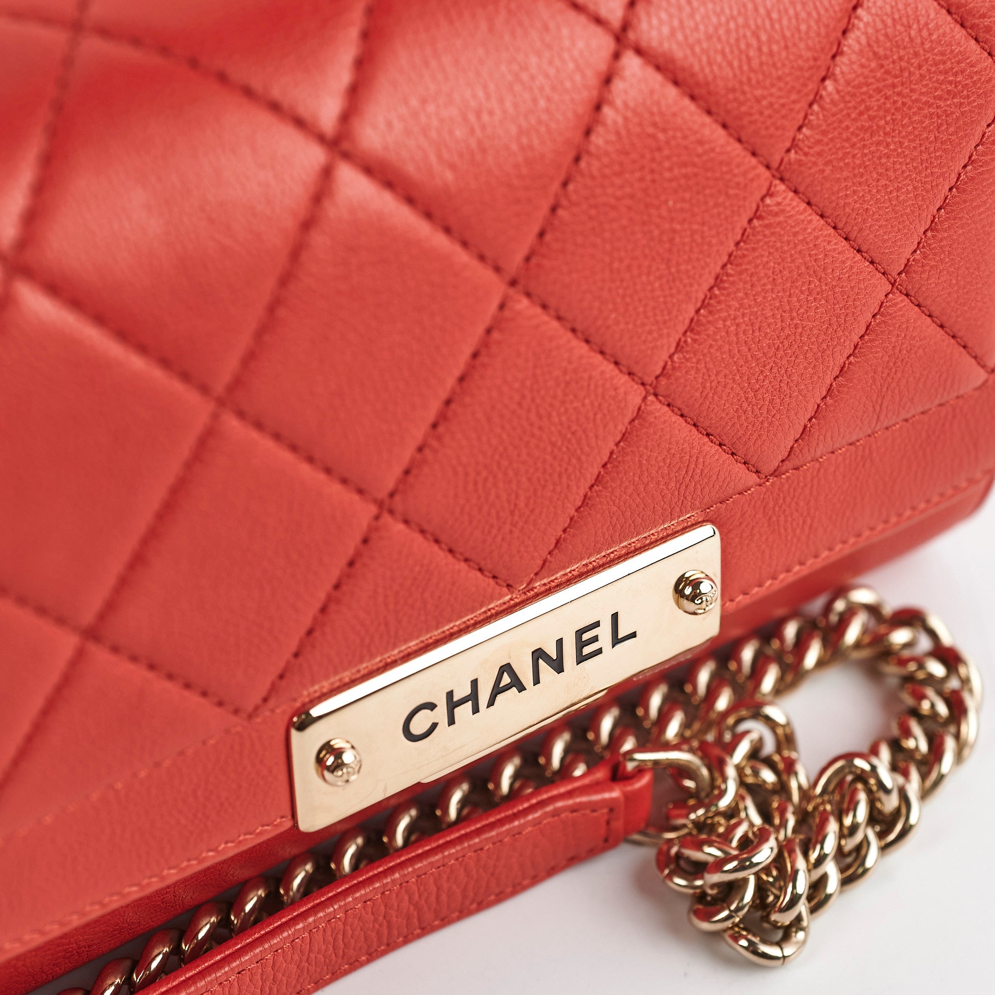 Chanel Seasonal Flap Red Crossbody Bag for Women - Luxury Leather Shoulder Bag - Perfect for Date Night, Parties & Special Occasions