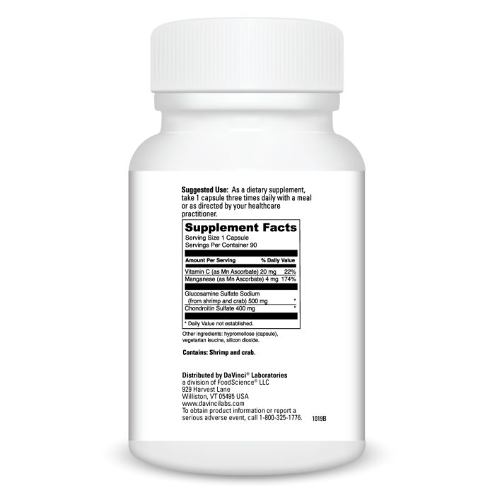 Davinci Labs Natural Flex Joint Support Supplement (90 Capsules) - Supports Mobility & Comfort for Active Lifestyles