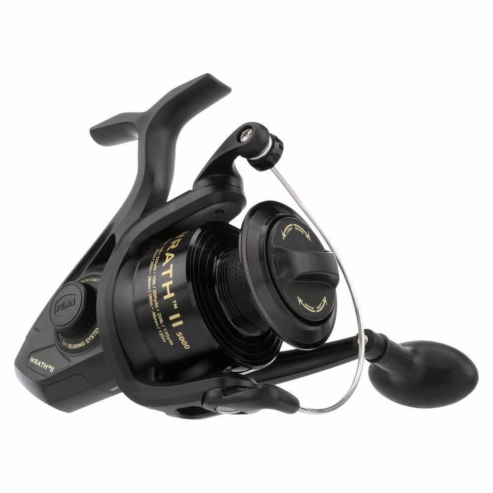 Penn Wrath II Spinning Fishing Reel - Lightweight Saltwater & Freshwater Spinning Reel with Smooth Ball Bearings - Perfect for Surf Fishing, Bass Fishing, and Kayak Angling