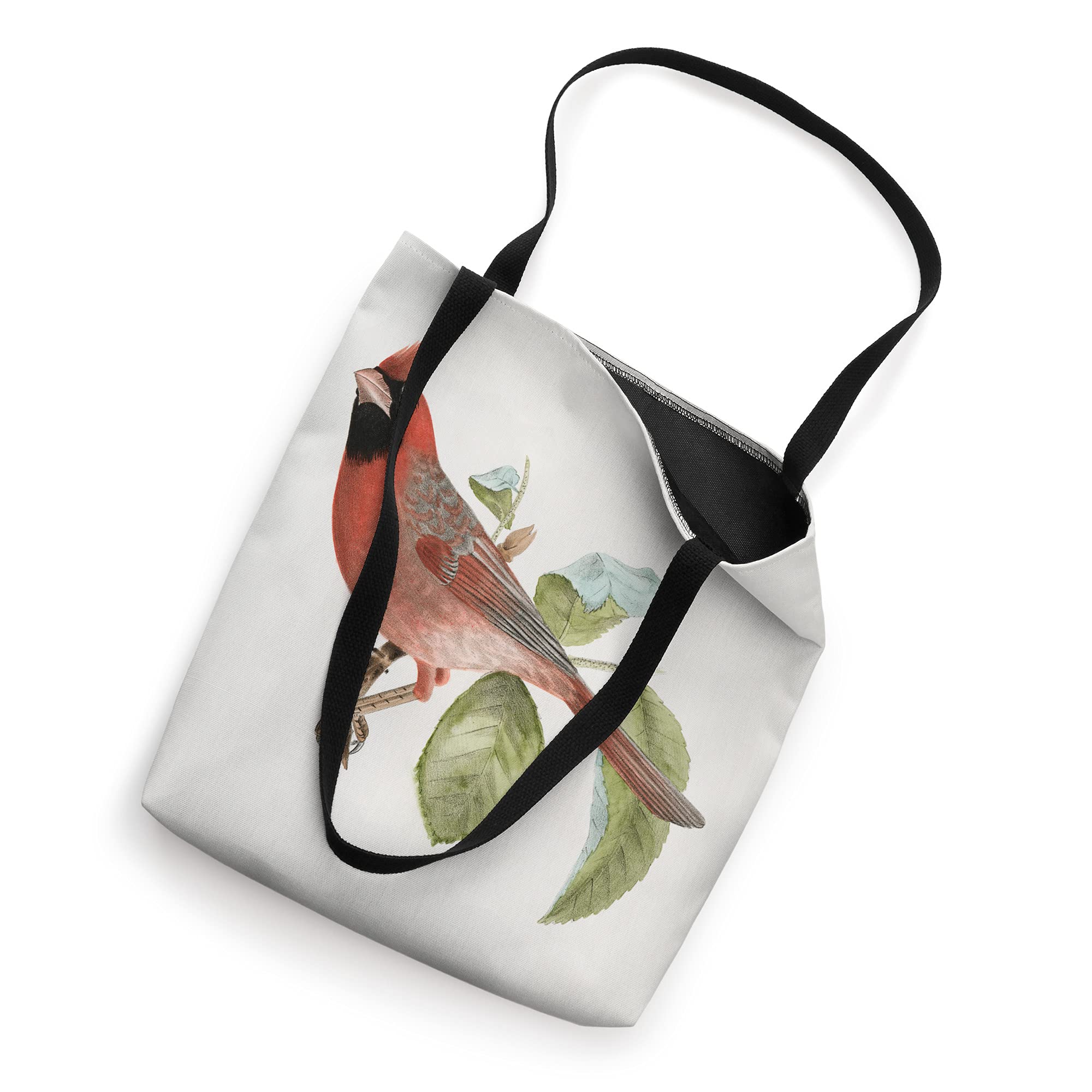 Stylish Red Cardinal Tote Bag for Women - Large Canvas Shopper with Zipper Closure - Perfect for Grocery Shopping, Beach Trips & Work Commute