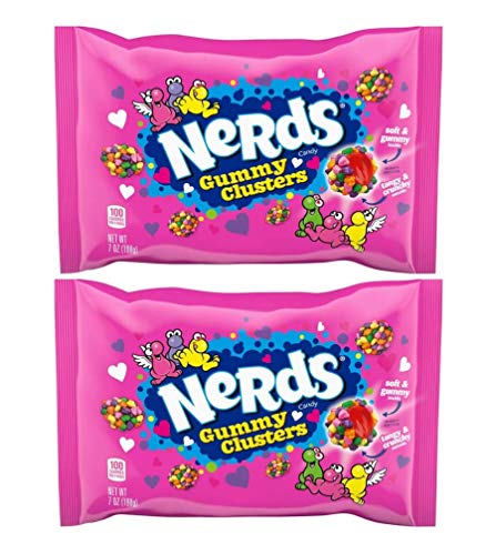 Nerds Gummy Clusters Candy - 2 Pack (7oz Each) | Sweet & Tangy Treat for Parties, Snacking & Movie Nights