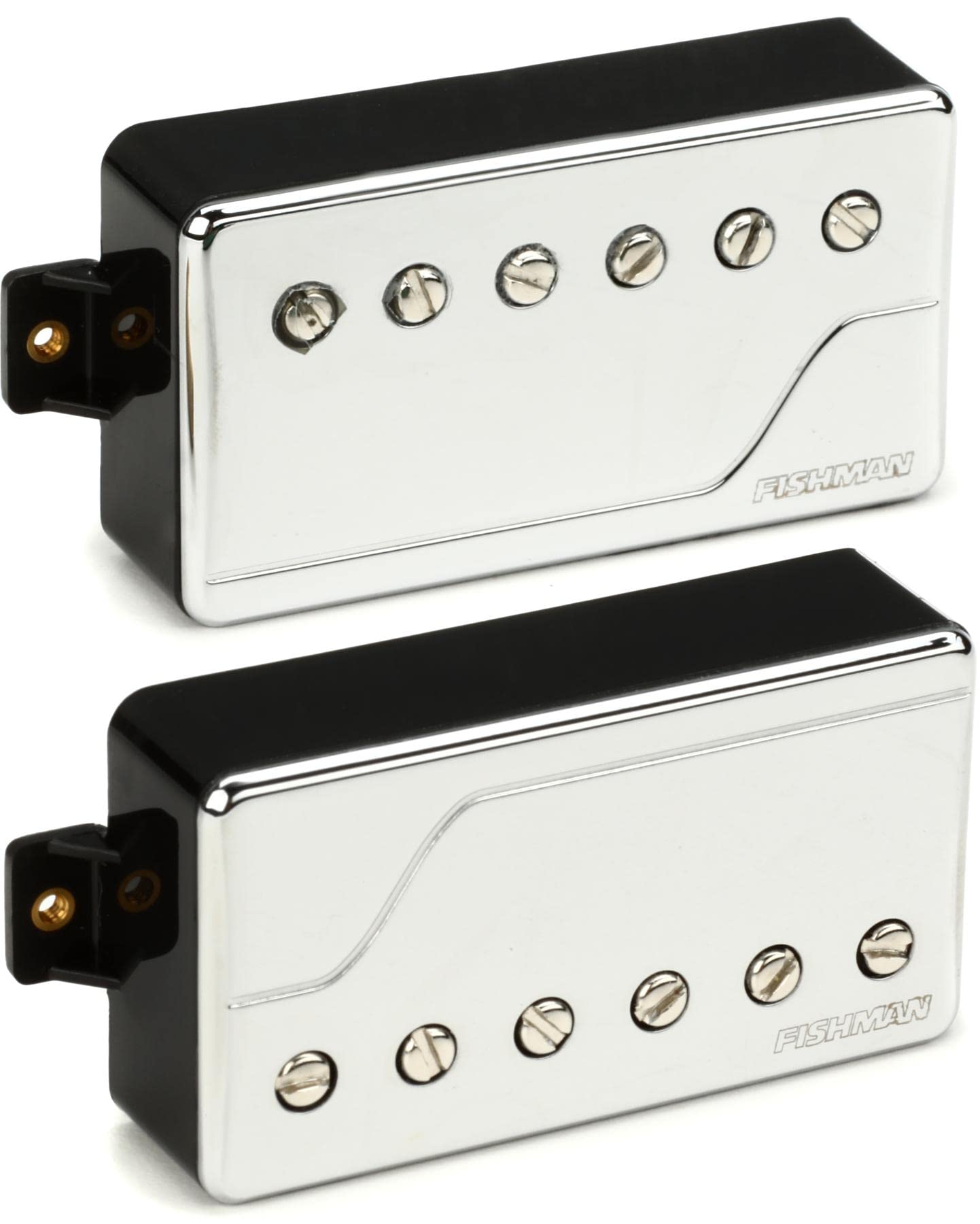 Fishman Fluence Classic Humbucker Pickup Set with Nickel Cover - Electric Guitar Pickups for Rock & Metal - Perfect for Stage Performances & Studio Recording