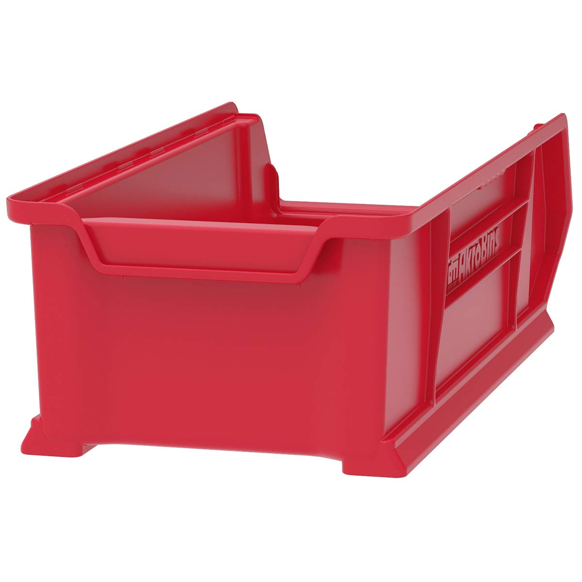 Akro-Mils 30286 Large Plastic Storage Bins - 4-Pack Stackable Organizer Bins for Garage, Classroom, Warehouse (24