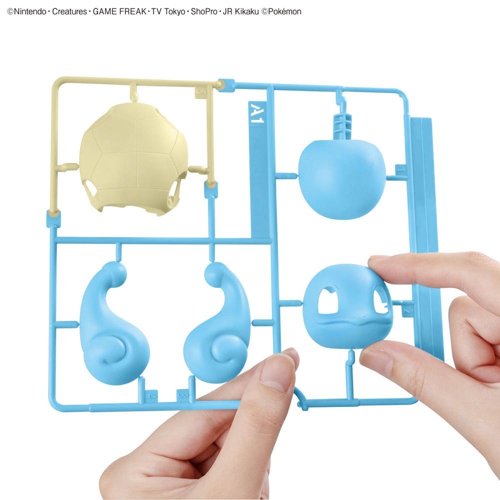 Bandai Quick Model #17 Pokemon Squirtle/Zenigame Plastic Model Kit - Build & Display for Anime Fans & Collectors - Perfect for Home Decor, Gifts & Pokemon Themed Parties