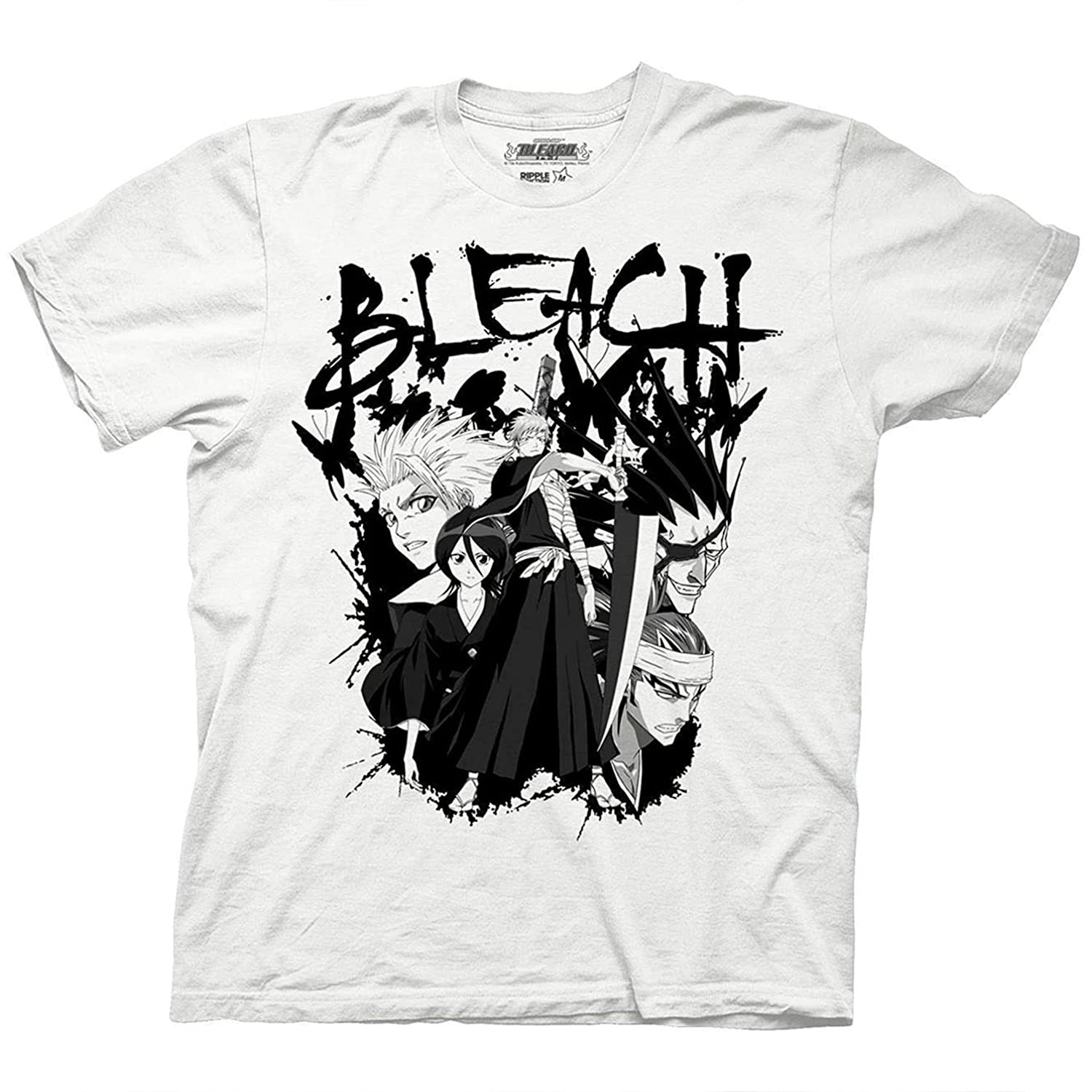 Bleach Anime T-Shirt for Men - Ichigo Kurosaki Graphic Tee - Cool Manga Fashion Shirt for Casual Wear & Cosplay