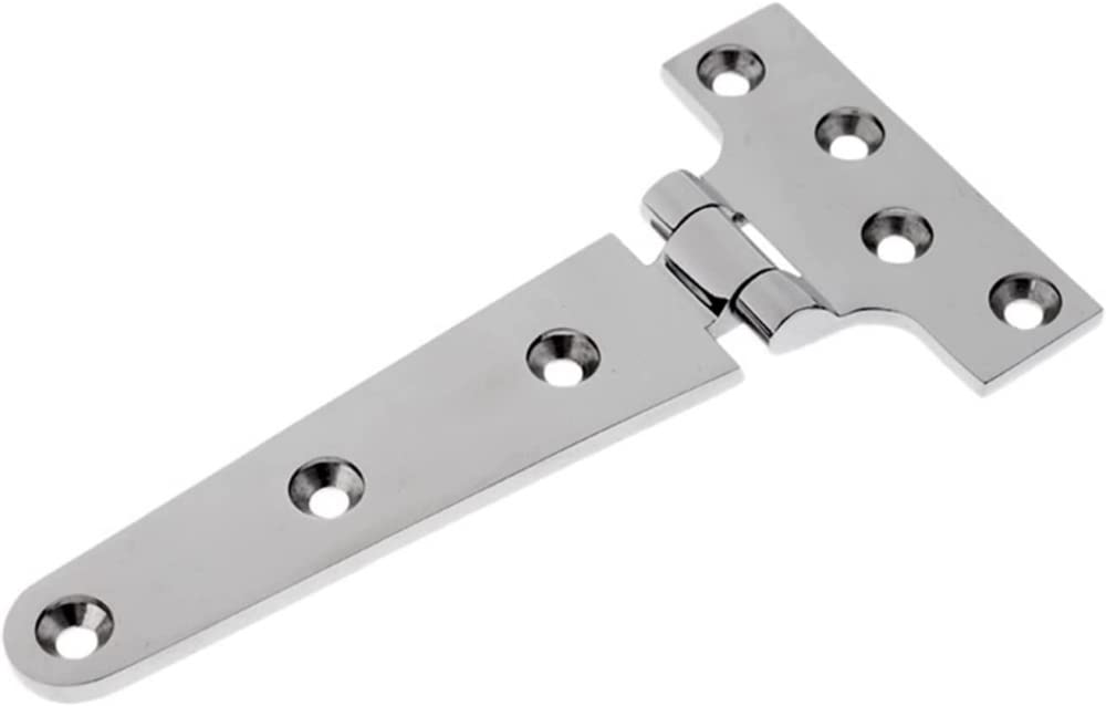 4-Pack Heavy Duty T-Shaped Marine Hinges - 316 Stainless Steel Boat Hinges for Doors & Hatches - Corrosion Resistant Yacht Hardware (Perfect for Marine, RV & Outdoor Applications)