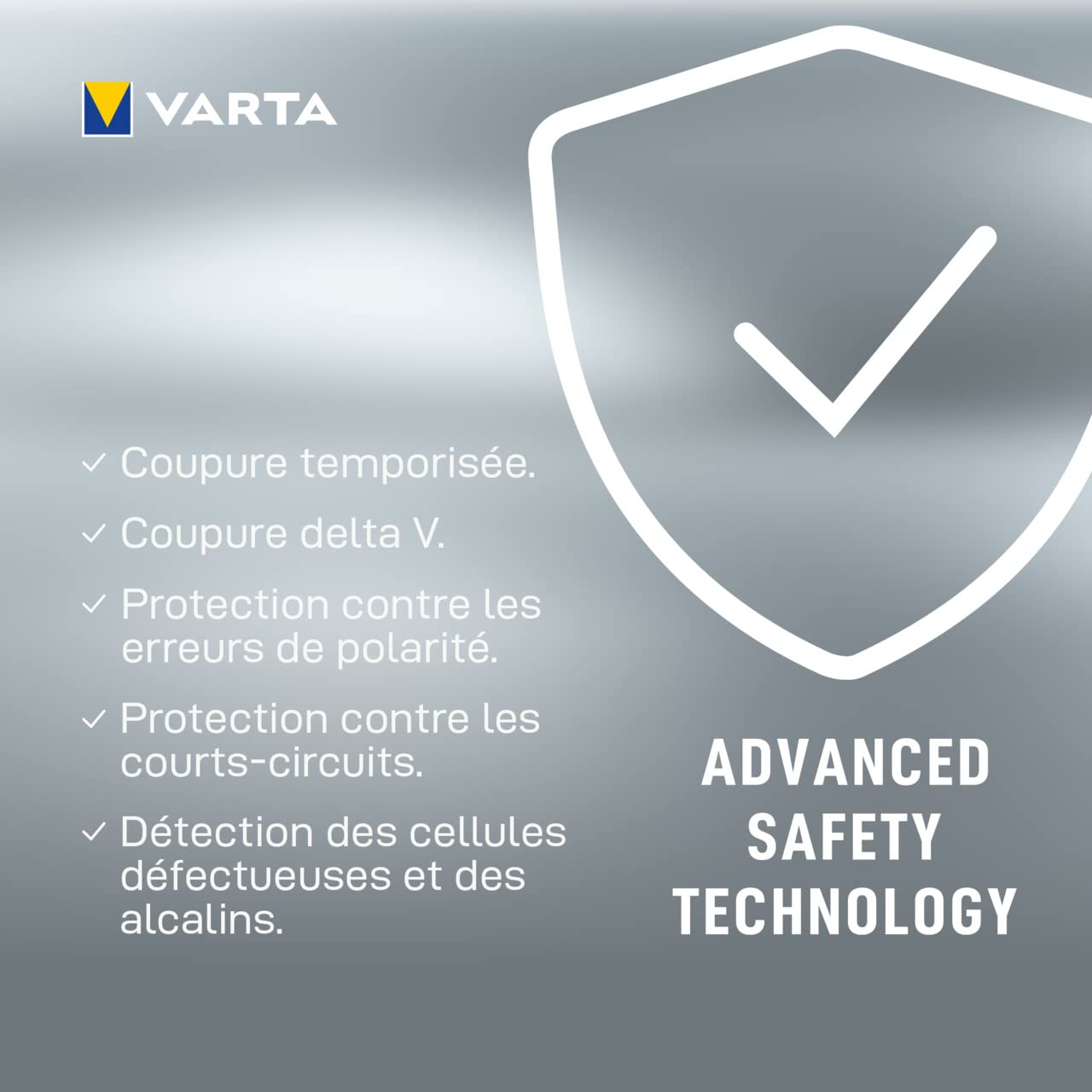 VARTA Multi Charger for AA AAA 9V Rechargeable Batteries - 8 Slot Fast Charging with Defective Cell Detection - Perfect for Home Office Electronics Cameras Toys and Emergency Power Supply