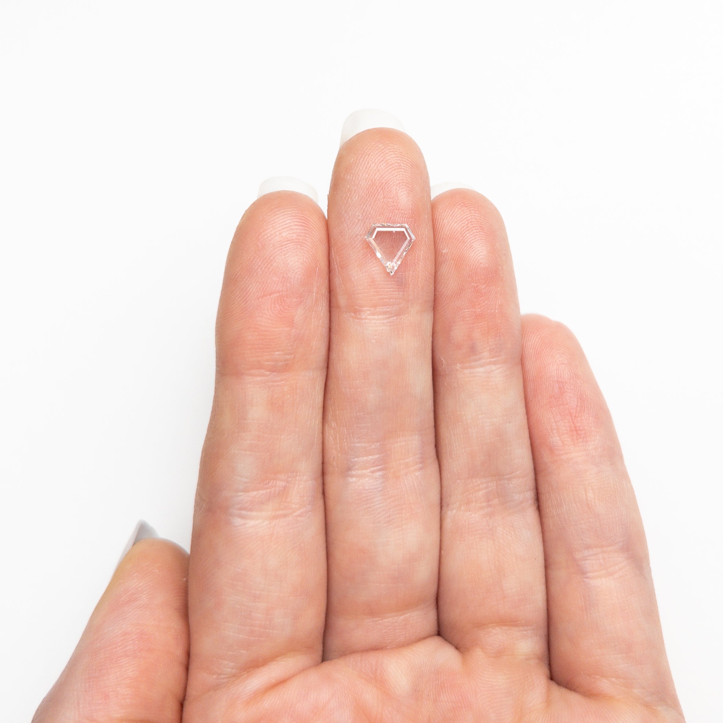 0.49ct Shield Portrait Cut Diamond - 6.60x6.46x1.44mm (20027-11) for Engagement Rings & Fine Jewelry