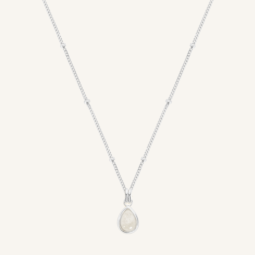 Moonstone Trove Charm Necklace - Elegant Healing Crystal Jewelry for Women | Perfect for Spiritual Healing, Meditation & Everyday Wear