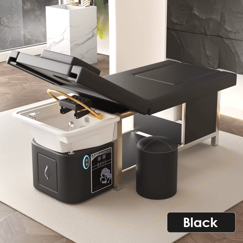 Black + Send the stool