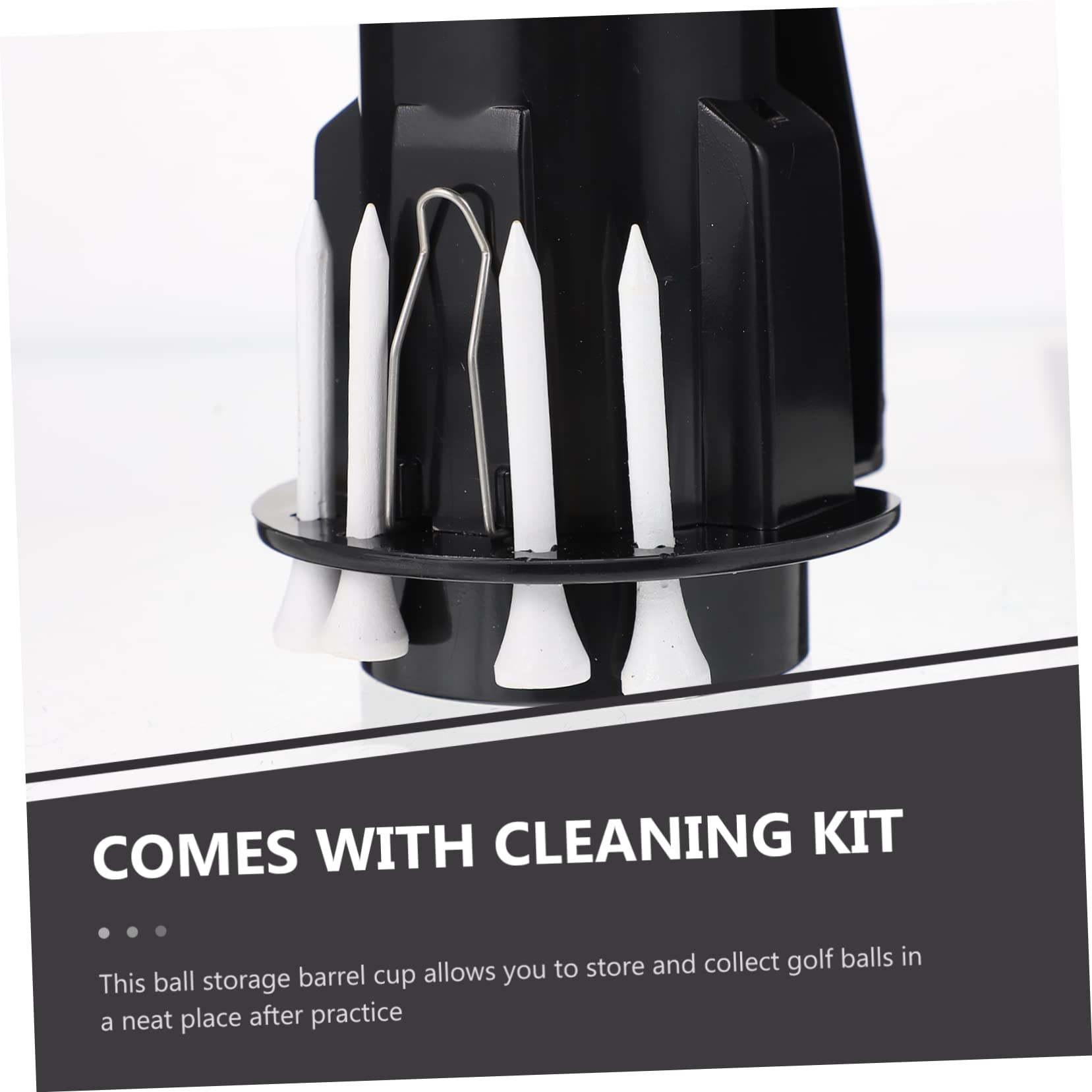 Kisangel Golf Cup Groove Cleaner Tool - Professional Golf Ball & Club Washer with Brush - Essential Golf Cart Accessories for Course Maintenance & Practice (Perfect for Driving Range, Home Practice & Tournament Preparation)