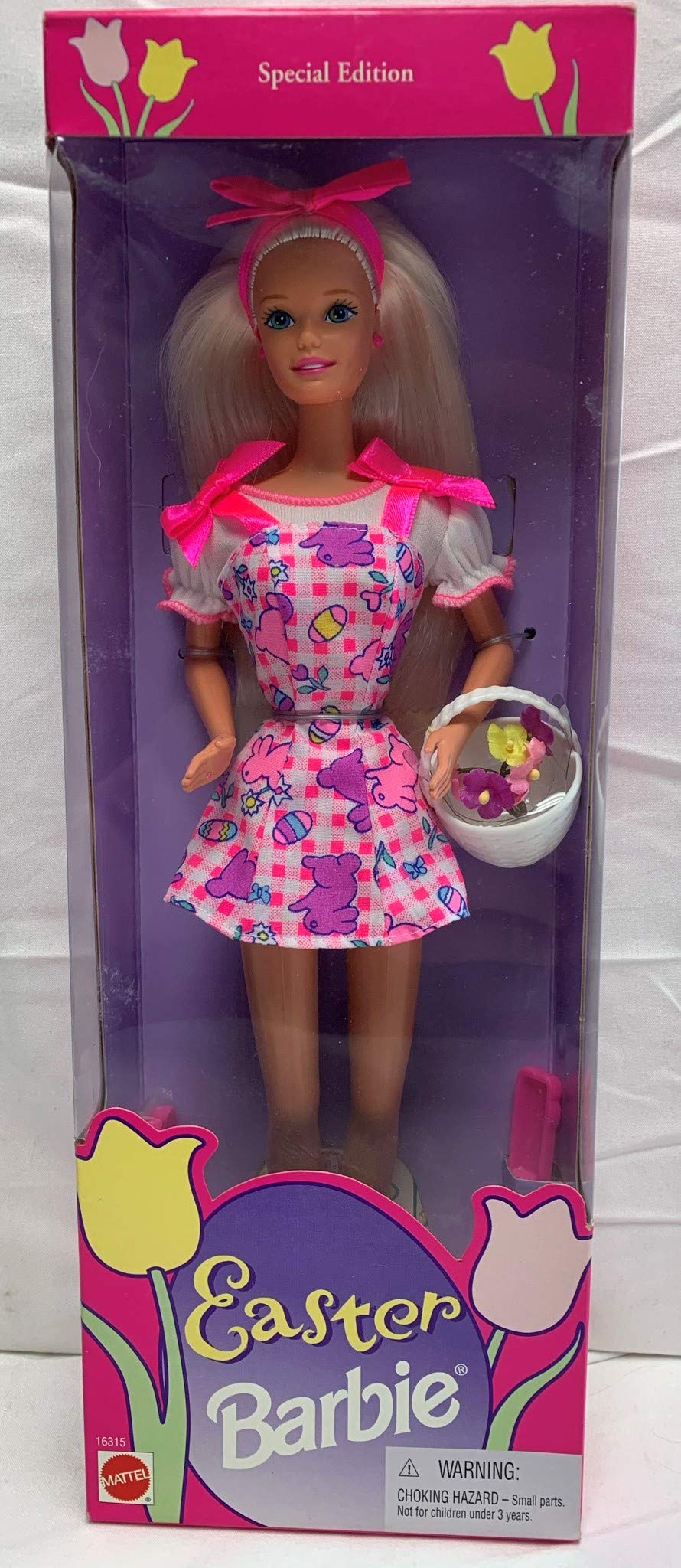 Vintage 1996 Barbie Easter Special Edition Doll - Collectible Holiday Barbie for Easter Decorations & Gift Giving