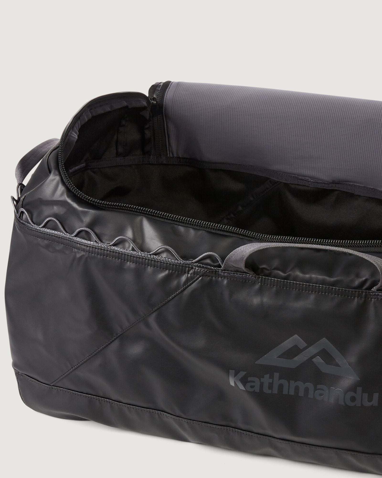 Indus Duffel 90L Black - Large Travel Duffle Bag for Camping, Gym & Weekend Getaways - Waterproof Carry-On Luggage