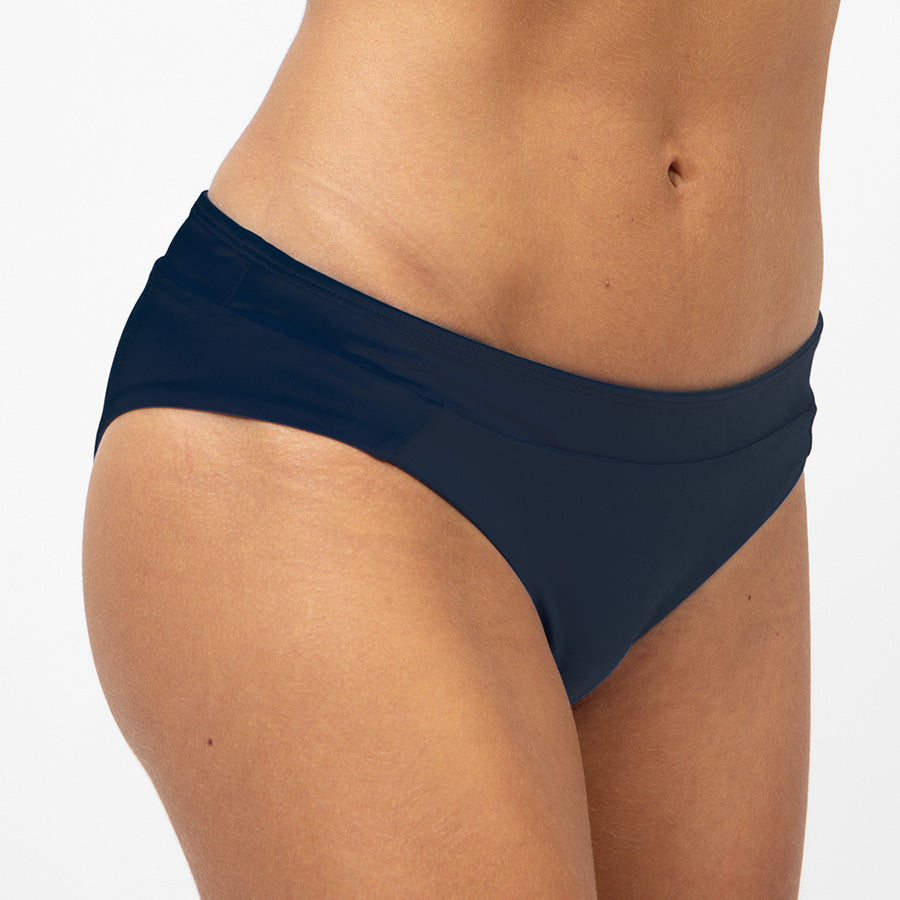 Fourth Element THRESHER Bikini Bottom - Navy Blue - XXS - High-Performance Swimwear for Scuba Diving & Water Sports