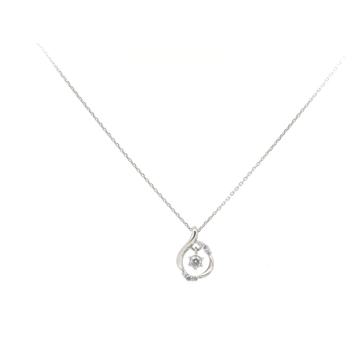4°C Diamond Necklace PT995 Platinum - Elegant 18K White Gold Pendant for Women, Perfect for Anniversary, Wedding & Valentine's Day Gifts | Luxury Jewelry for Special Occasions