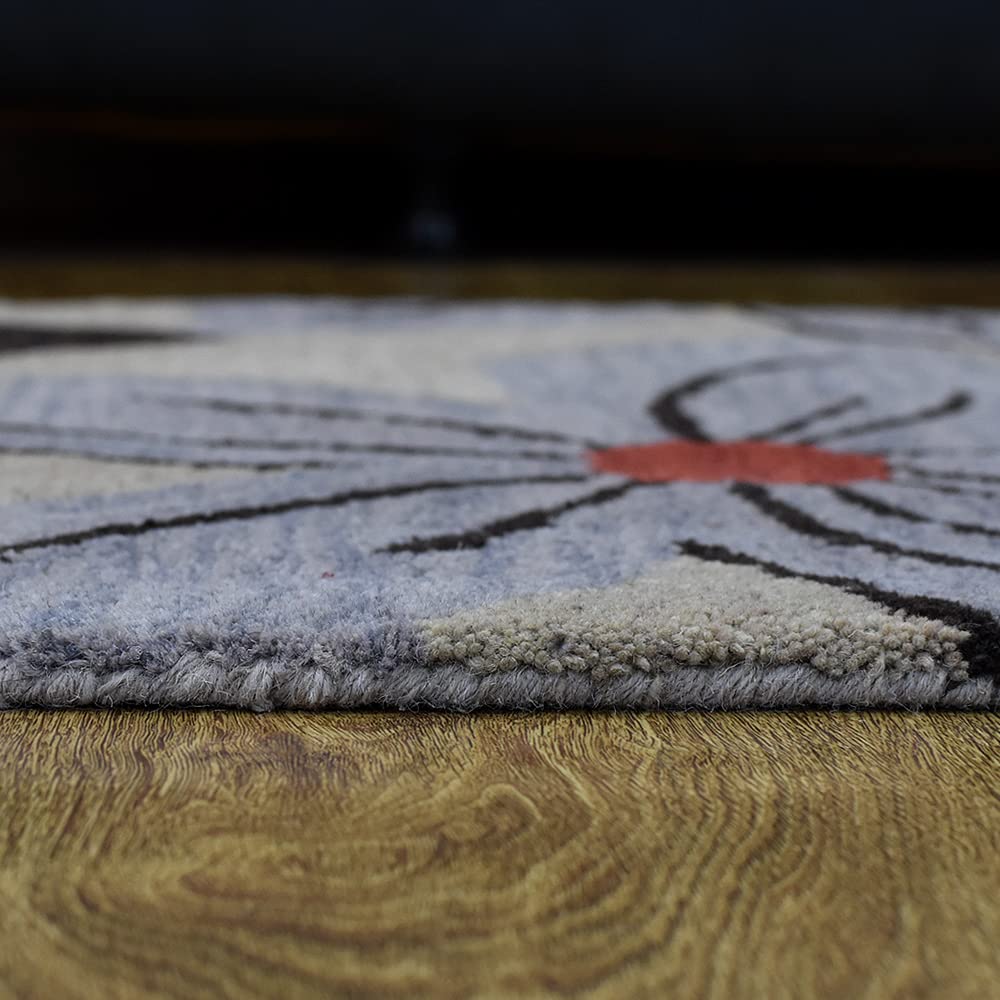 Hand Tufted Wool Eco-Friendly Runner Rug 2'6