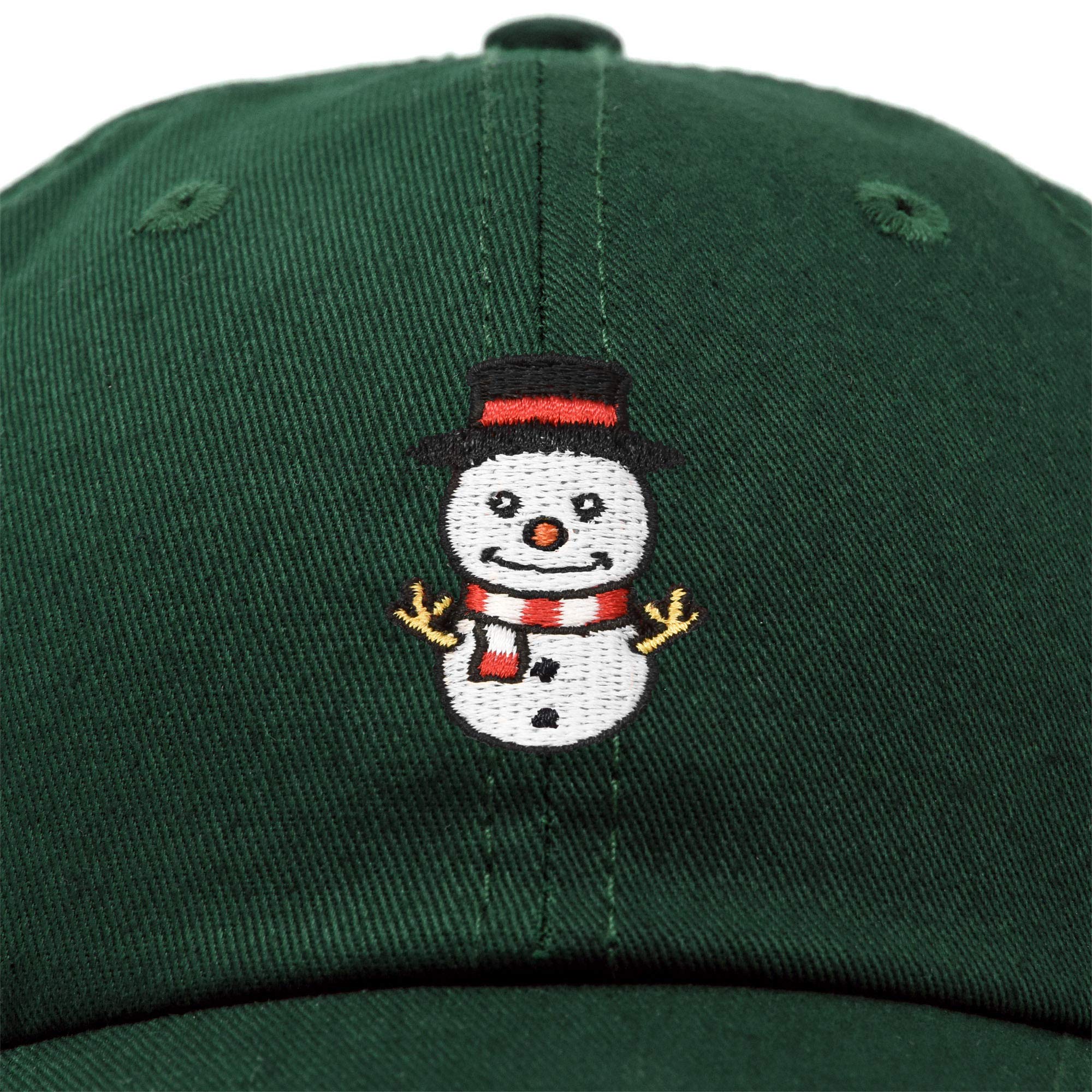 DALIX Cute Snowman Hat for Women - Winter Baseball Cap with Embroidery - Perfect for Christmas, Holiday Parties & Outdoor Activities