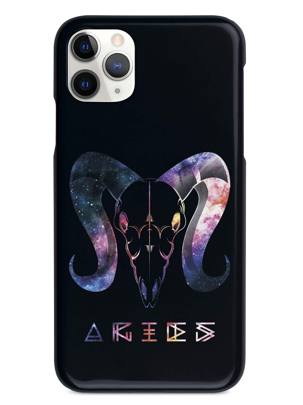 Inspired Cases - Premium 3D Textured Protective Phone Case Compatible with iPhone 11 Pro Max - Cosmic Zodiac Aries Design - Shockproof & Slim Fit - Perfect for Daily Use, Travel & Outdoor Activities
