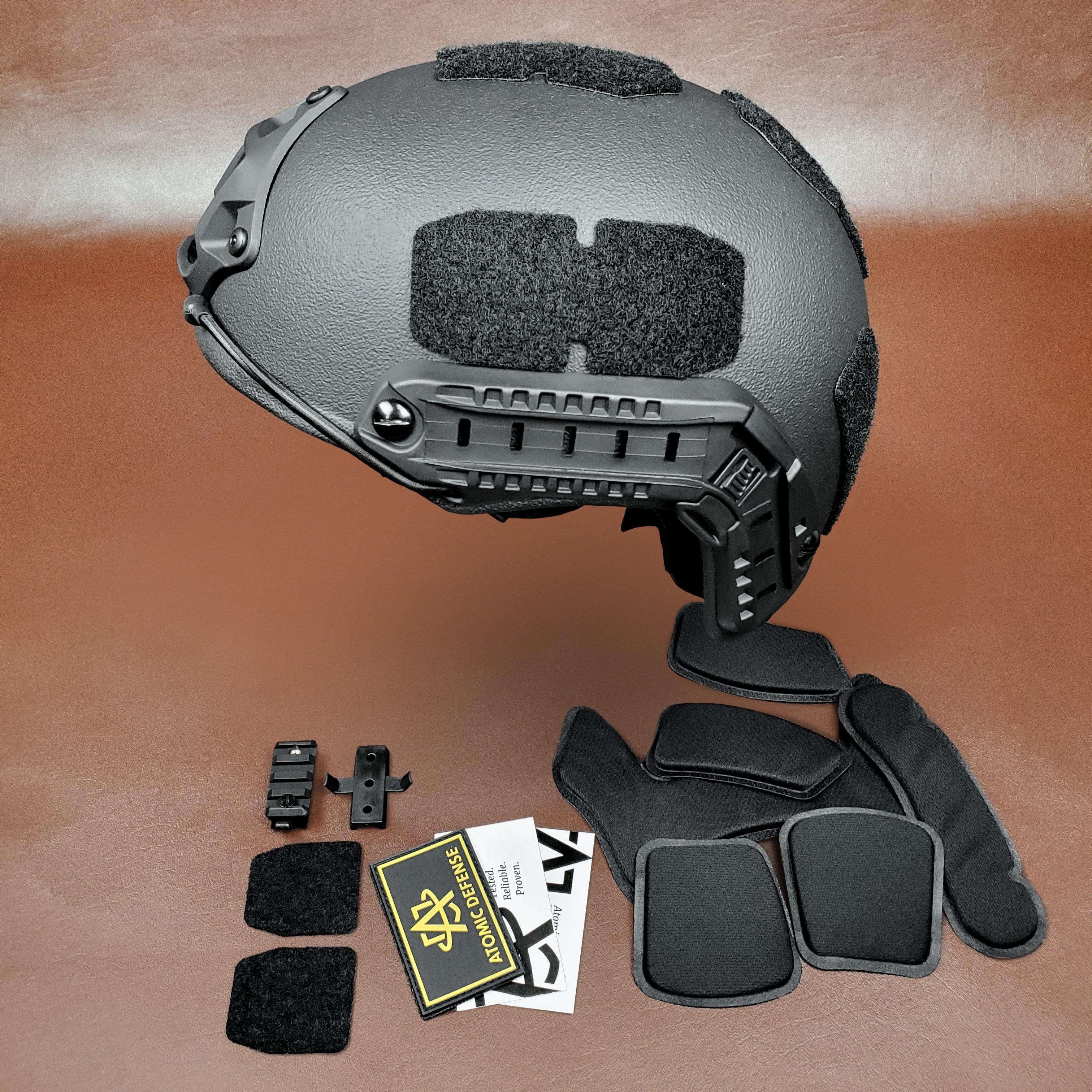 FAST High Cut Ballistic Helmet | NIJ Level IIIA+ Certified | Military & Tactical Protection | Tan, Black, Green | Perfect for SWAT, Law Enforcement & Airsoft