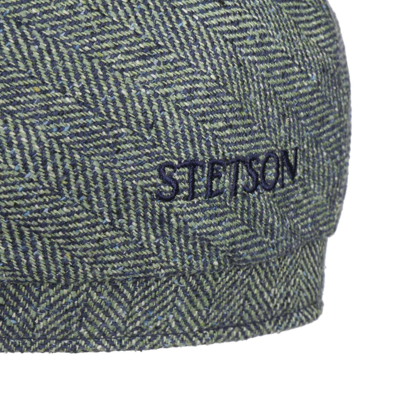 Stetson Milner Men's Silk Flat Cap - Classic Vintage Driving Hat for Golf, Outdoor & Casual Wear