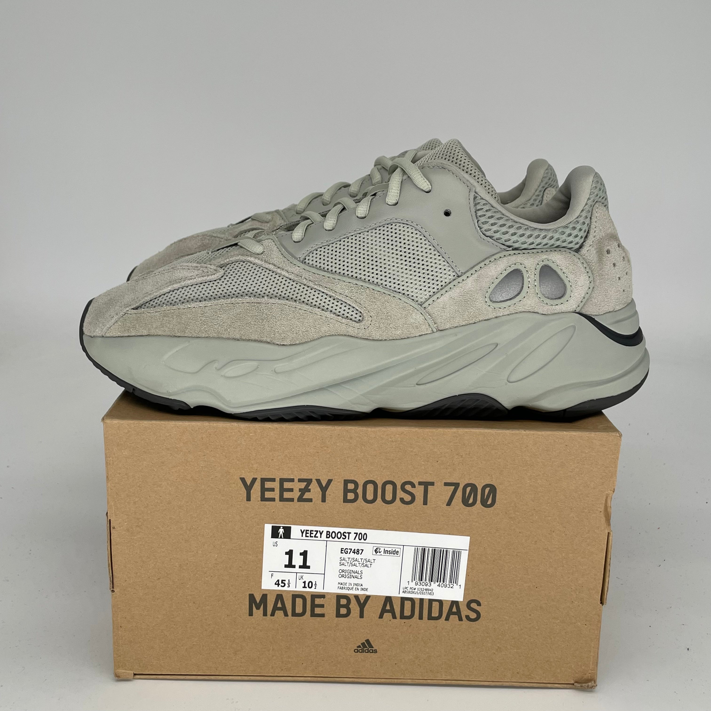 Adidas Yeezy Boost 700 'Salt' Sneakers - Men's Size 11 (EG7487) | Comfortable Running Shoes for Casual Wear & Street Style Fashion