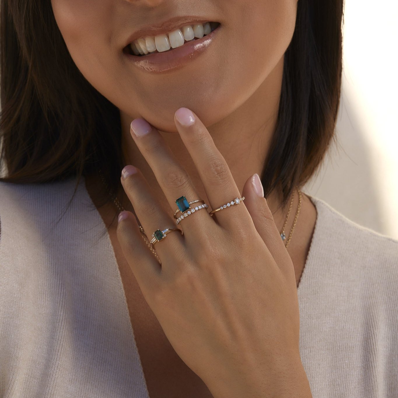 Stunning Large Starry Tourmaline Ring for Women - Genuine Gemstone Jewelry for Engagement, Anniversary & Special Occasions