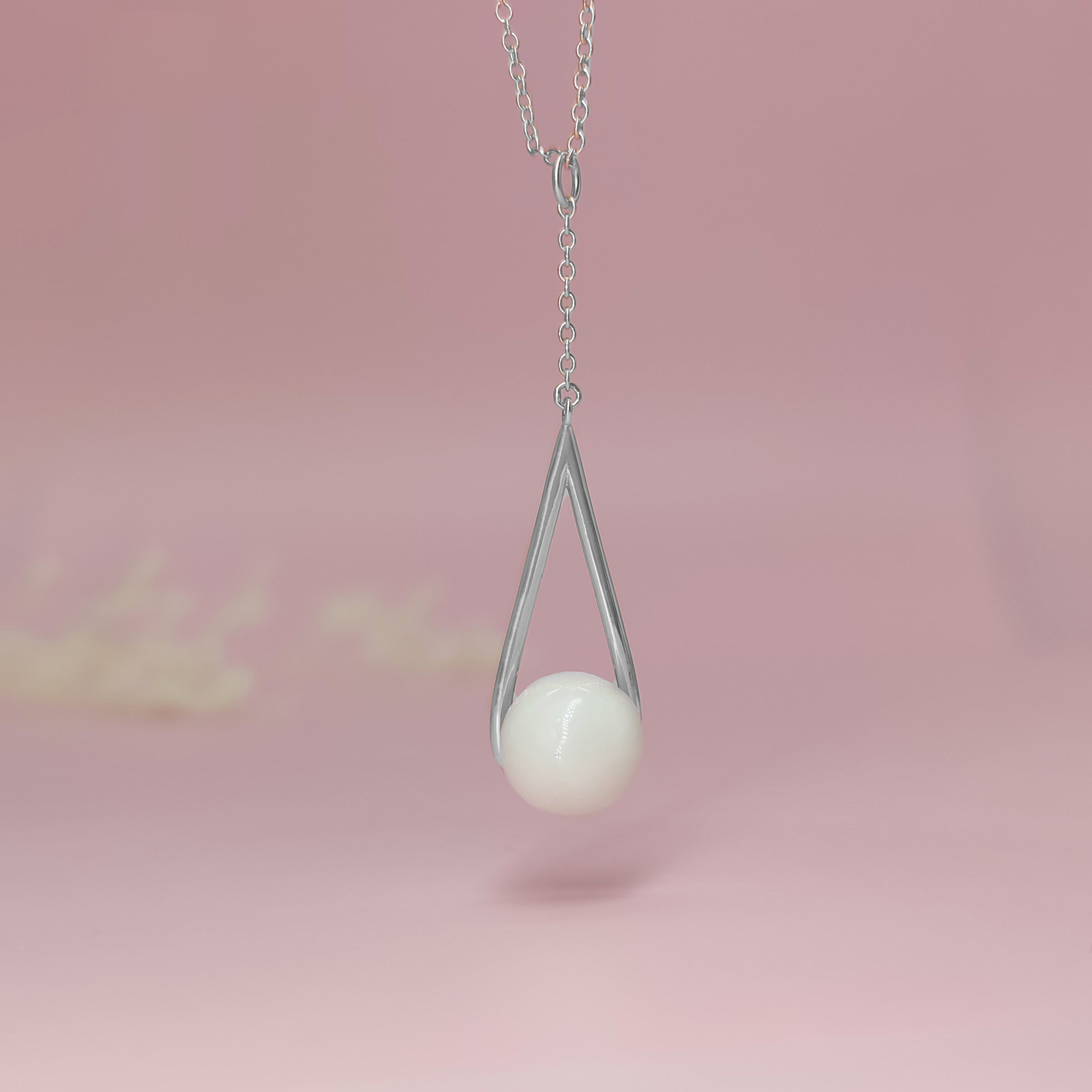 Sterling Silver Teardrop Breastmilk Keepsake Necklace DIY Kit - Handmade Memorial Jewelry for Breastfeeding Moms, Perfect for Mother's Day Gift & Baby Memory Preservation