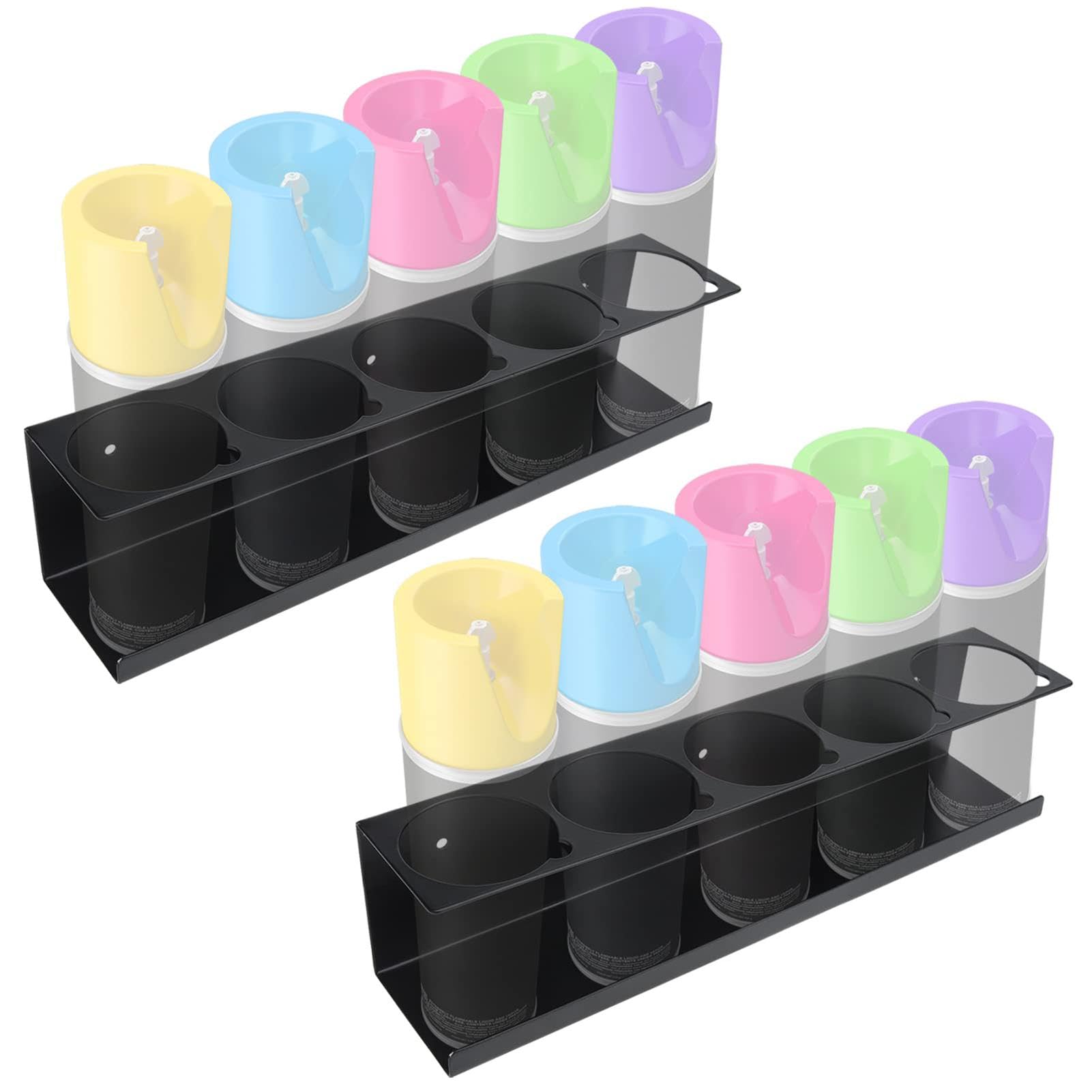 SHZONS Heavy Duty Steel Spray Can Holder - 5 Hole Paint Bottle Organizer Shelf for Aerosol Storage | Space-Saving Workshop & Garage Organization Solution | Perfect for DIY Projects, Auto Repair & Home Maintenance