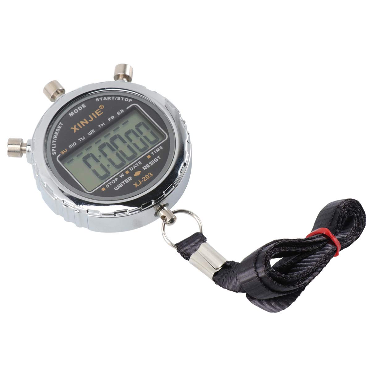ULTECHNOVO Digital Stopwatch - Extra Large LCD Display, Waterproof Metal Chronograph with Big Buttons for Sports, Running, Swimming & Fitness Training | Handheld Timer for Coaches, Athletes & Timekeeping