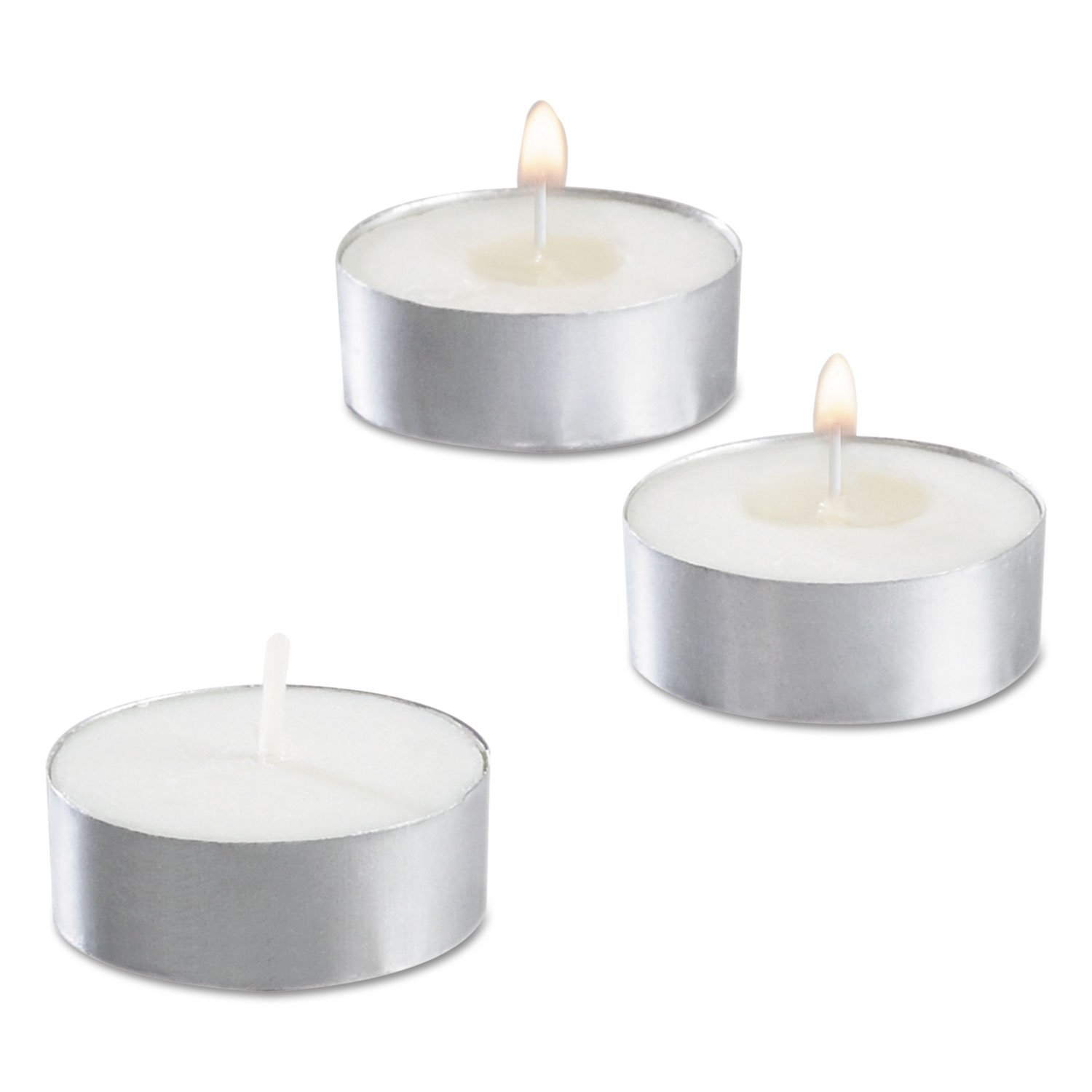 Sterno 40100 5-Hour Tealight Candles - Pack of 500 Bulk Candles for Weddings, Parties, Restaurants & Home Decor | Long-Lasting Unscented Tea Lights