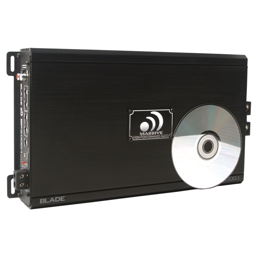BP6000.1 3000 Watt RMS 2 Ohm Full Range Digital Car Audio Amplifier - Powerful Bass Boost for Car Stereo, Truck & SUV Sound Systems