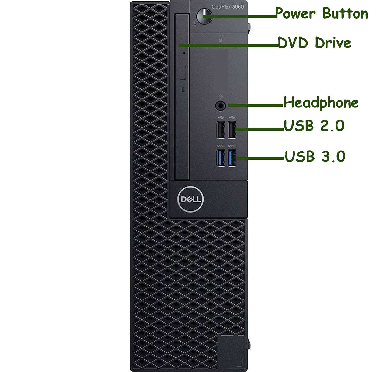 **Refurbished Dell Optiplex 3060 SFF Desktop PC - Intel Core i5-8400 8th Gen, 16GB DDR4 RAM, 512GB NVMe SSD + 2TB HDD, WiFi, Bluetooth, Windows 10 - Perfect for Home Office, Business & Gaming**