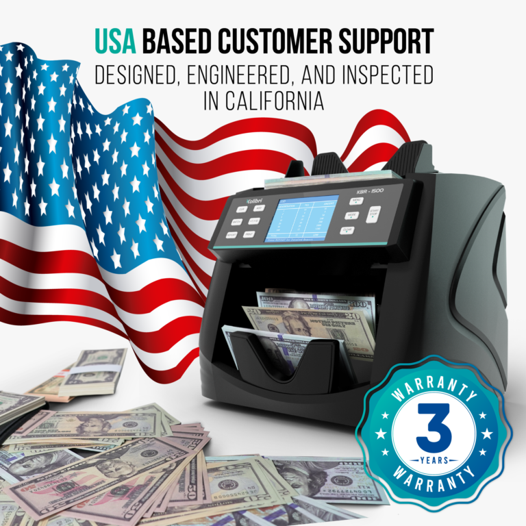 Kolibri KBR 1500 Mixed Bill Counter Machine - Currency Counter, Sorter & UV/MG/IR Detector for Cash Handling | Perfect for Banks, Retail Stores & Small Businesses