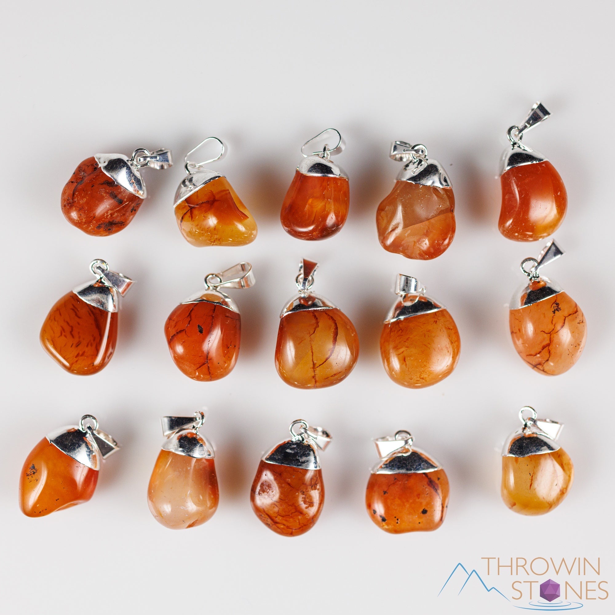 Natural Carnelian Crystal Pendant Necklace - Handmade Healing Stone Jewelry for Women, Tumbled Gemstone Gift for Energy & Protection - Perfect for Meditation, Yoga & Spiritual Healing