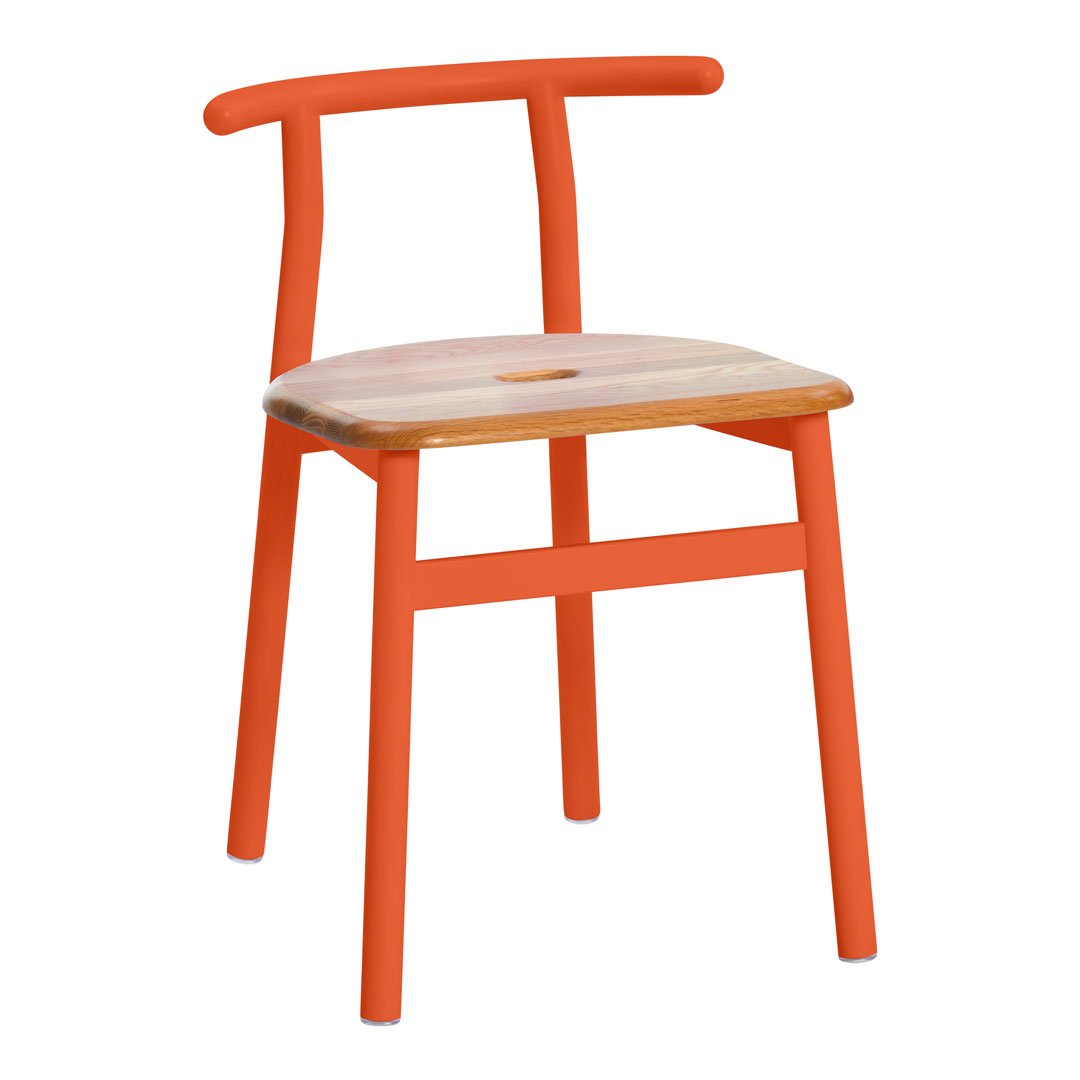 Geof Lilge Brat Side Chair by Division Twelve - Modern Accent Chair for Living Room, Dining Room, or Office