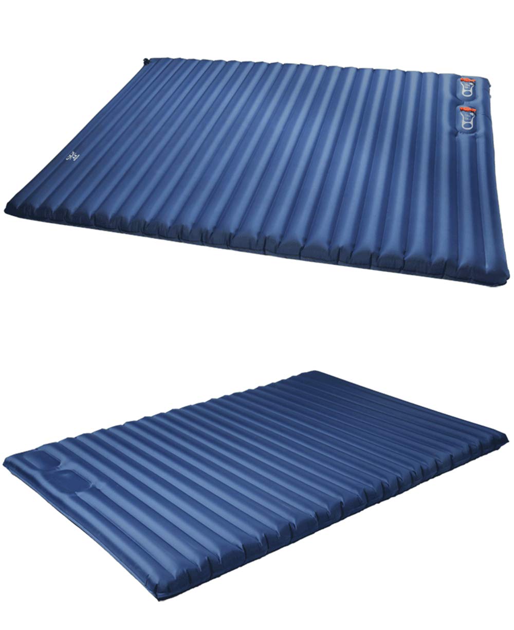 **4.7 Inch Thick Self-Inflating Camping Sleeping Pad - Ultralight, Waterproof PVC Inflatable Mat for Tent, Hiking & Backpacking - Compact & Portable for 2 People - Perfect for Outdoor Adventures & Travel**