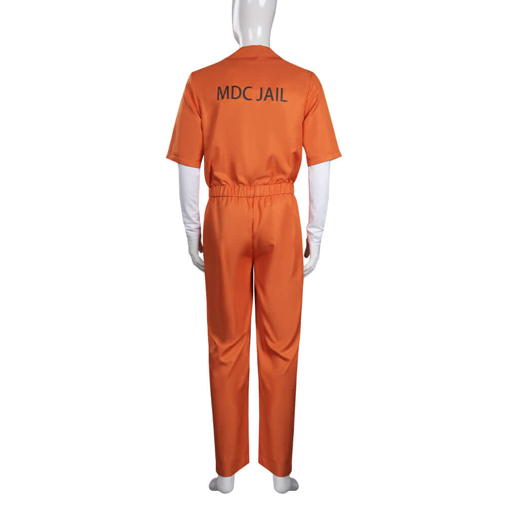 Adult Unisex Dr. Michael Jumpsuit Halloween Cosplay Costume - Orange Carnival Outfit for Cosplay, Halloween Parties & Comic Conventions