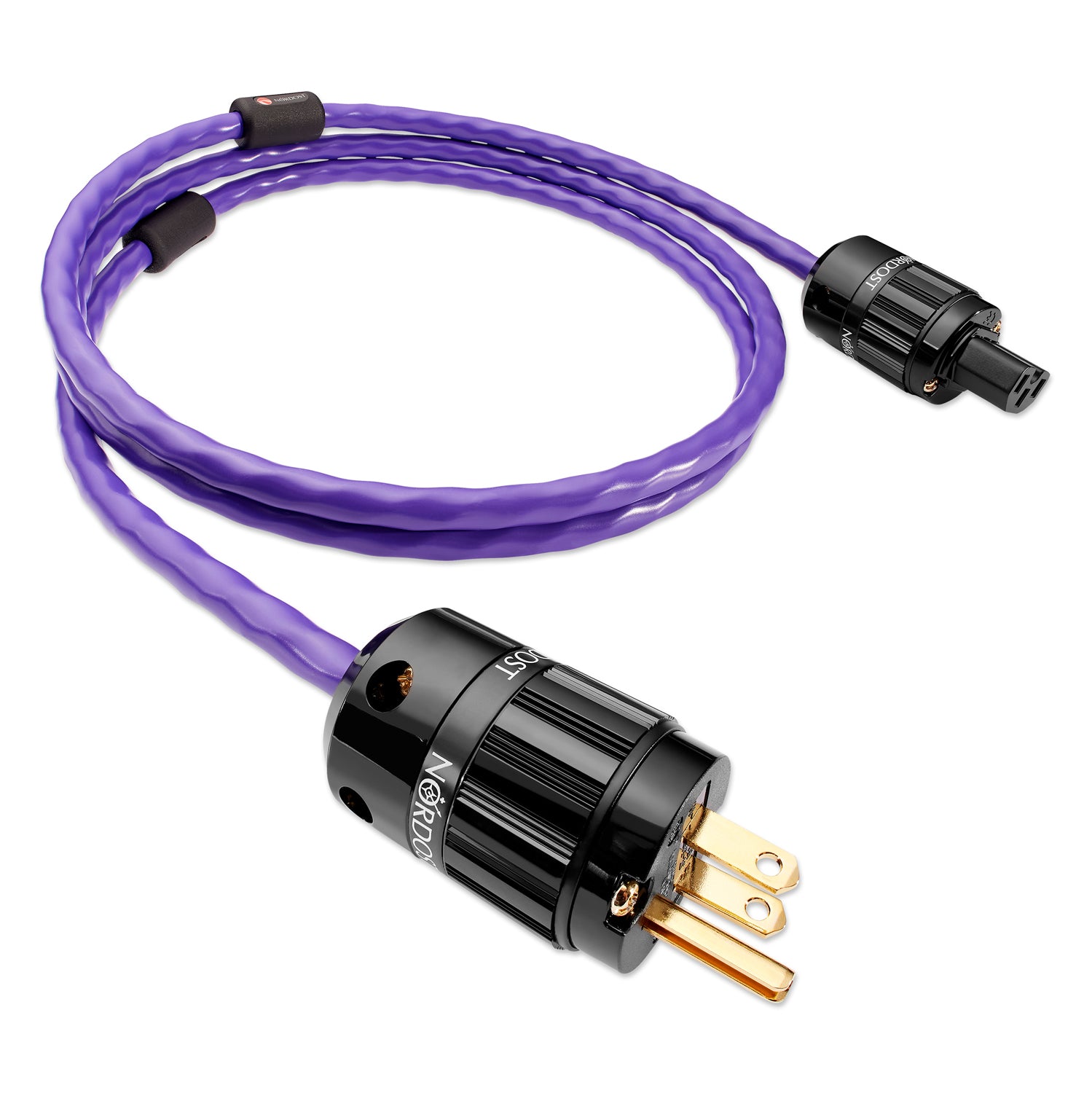 Nordost Leif 3 Purple Flare 3 Power Cord - Premium Audio Power Cable for Hi-Fi Systems, Home Theater & Audiophile Equipment (6ft) - Perfect for Turntables, Amplifiers & High-End Audio Components