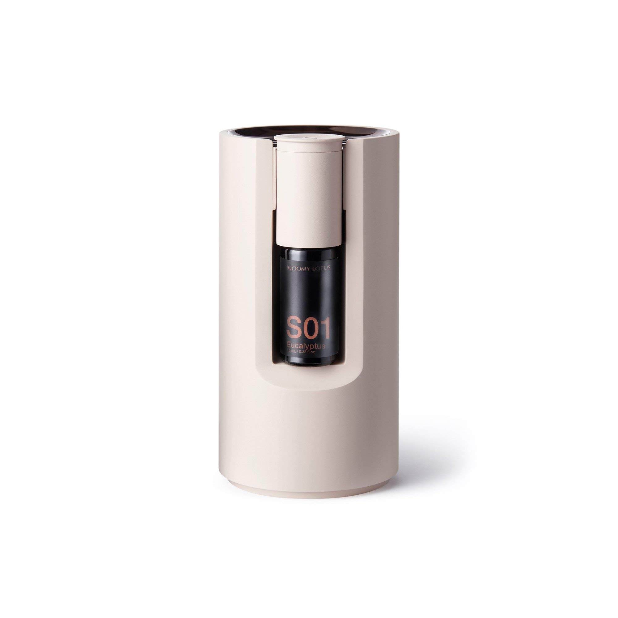 Bloomy Lotus Bamboo Ultrasonic Aromatherapy Diffuser - Bronze Gold Finish | Natural Essential Oil Diffuser for Home, Office & Spa | No Water or Heat Needed for Pure Aromatherapy Benefits | Perfect for Relaxation, Yoga & Meditation