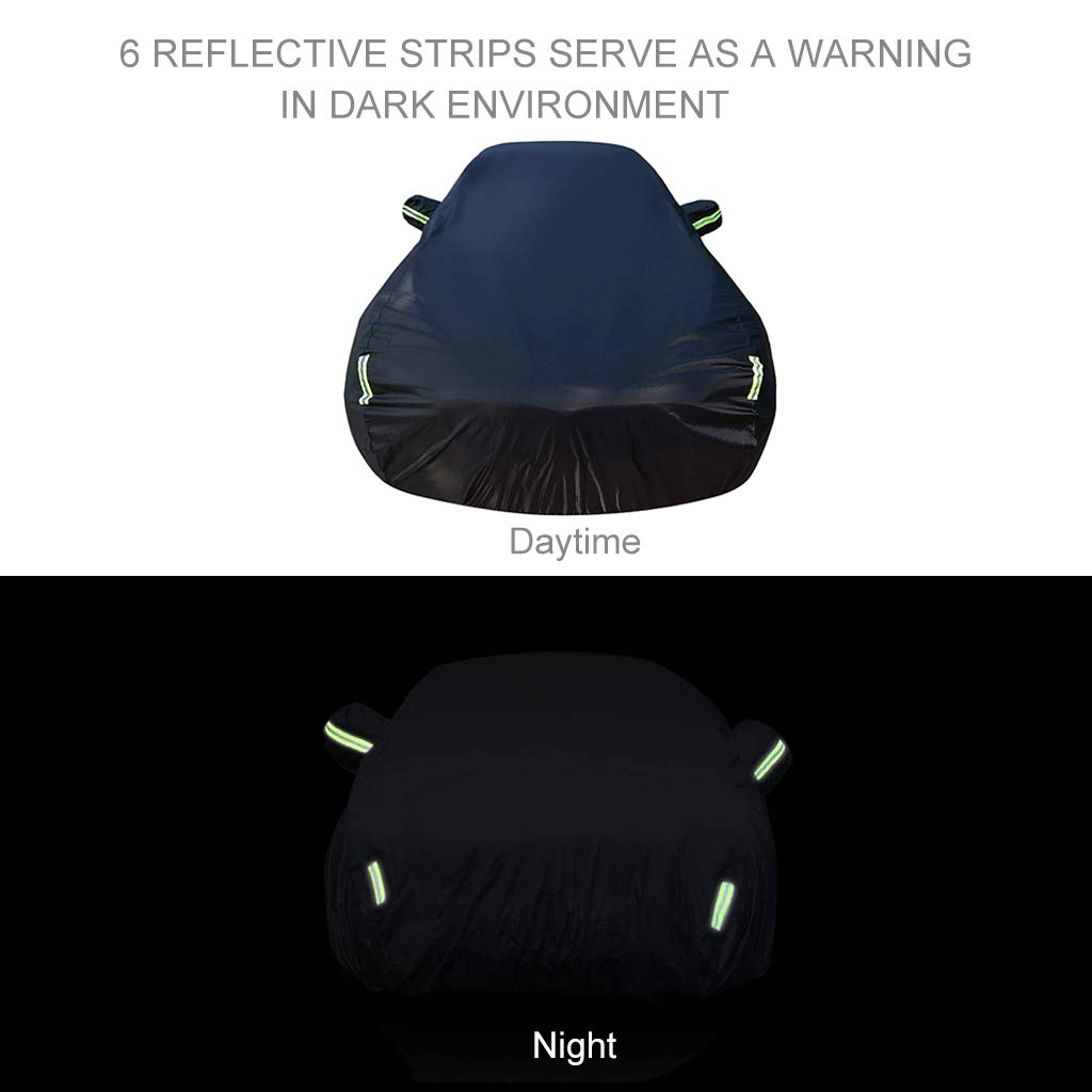 Waterproof Mercedes-Benz SLC 300 Roadster Car Cover with Cotton Lining - Windproof, Dustproof, UV & Snow Protection - Breathable & Tear-Resistant for Indoor & Outdoor Use - Perfect for Parking, Storage & Travel Protection