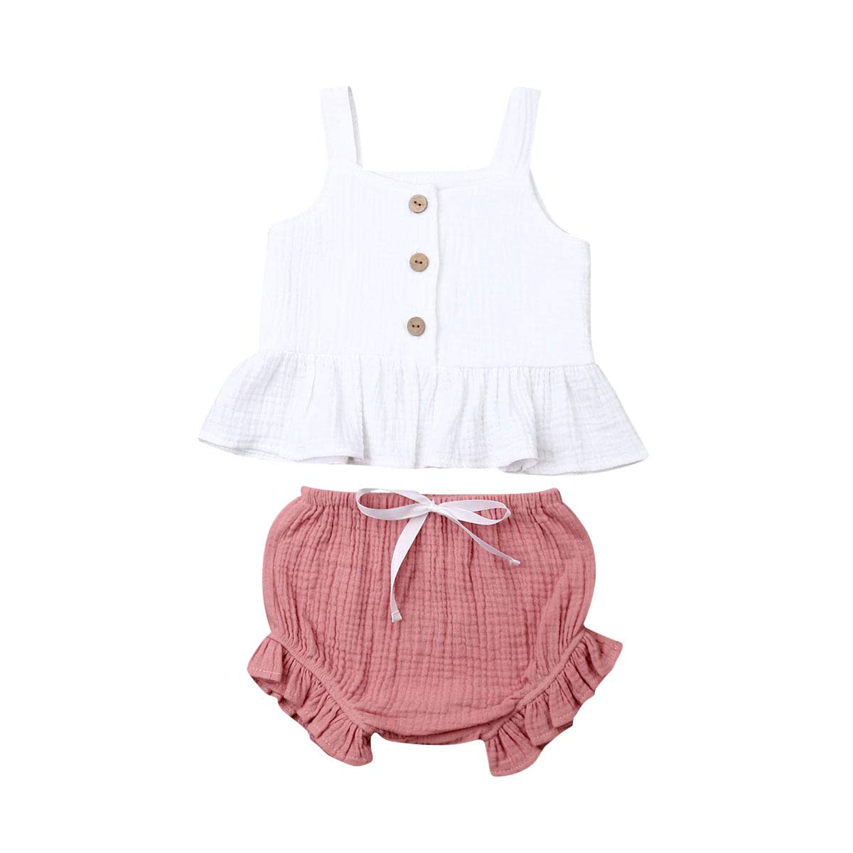 Newborn Baby Girl Cotton Bloomers & Diaper Covers - Soft Ruffled Underwear Shorts for Summer Outfits | Perfect for Playtime, Photo Shoots & Daily Wear