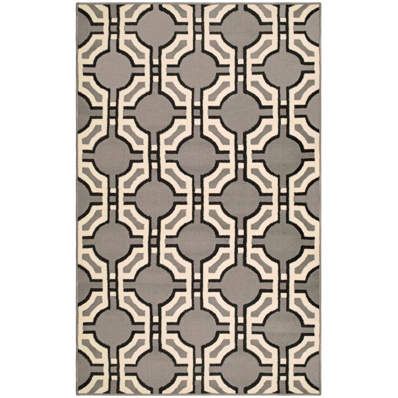 Pritchard Modern Geometric Trellis Indoor Area Rug - Non-Slip Living Room Carpet, Soft Bedroom Rug for Home Decor - Perfect for Living Spaces, Bedrooms & Offices