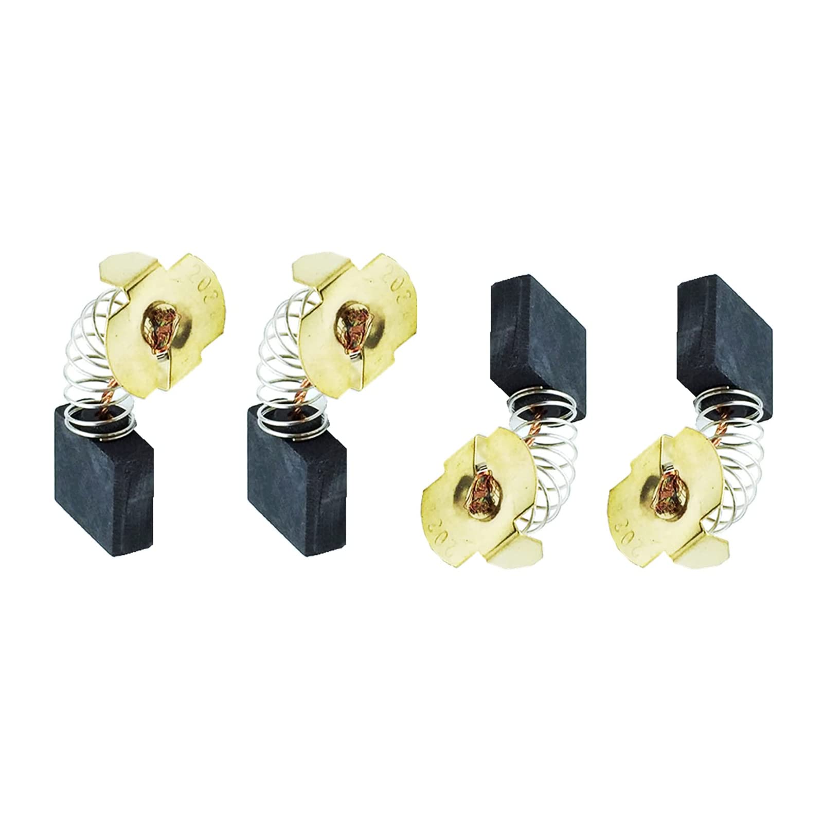 Makita CB204 CB203 CB202 CB200 Carbon Brush Replacement (4-Pack) - Compatible with 191953-5, 191957-7, 181051-3, 643200-5 - Perfect for Angle Grinder Maintenance & Repair