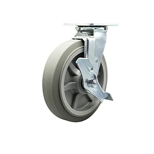 Swivel - Top Lock Brake - Gray