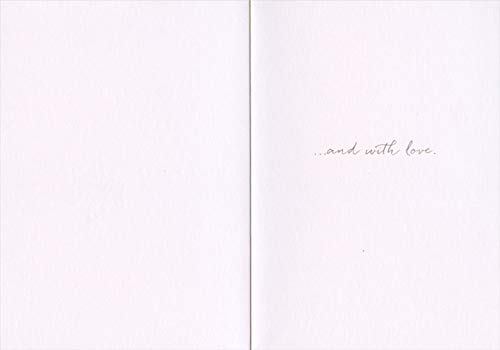 Sympathy Card with Single Rose Design - Sara Miller Collection | Perfect for Condolences, Funerals & Expressing Heartfelt Sympathy