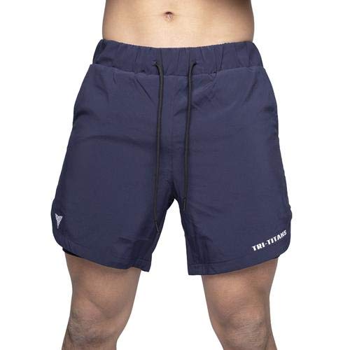 2-in-1 Hybrid Running Shorts with Compression Liner - Quick Dry Gym & Workout Shorts with Phone Pocket, Towel Loop & Zipper | Perfect for Jogging, CrossFit & Outdoor Activities